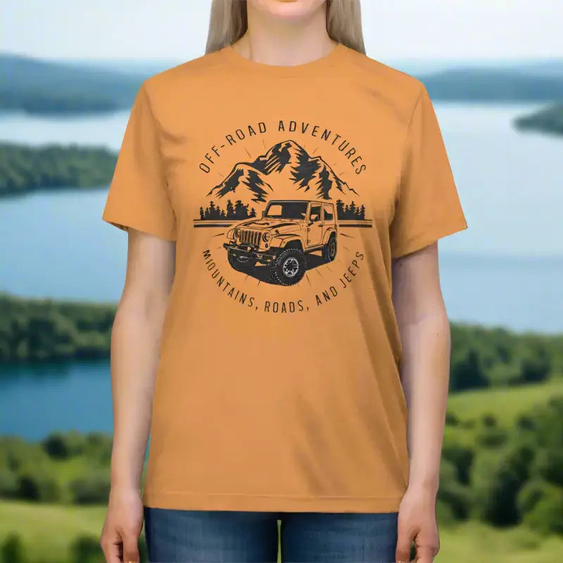 Ultimate Road Adventure Triblend Tee - Rugged Jeeps Design - DipaliZ
