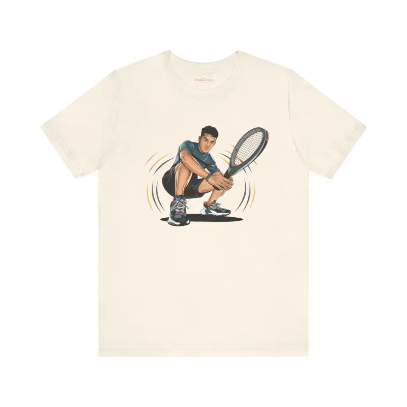 Ultimate Unisex Tennis Tee - Soft Cotton Comfort - DipaliZ