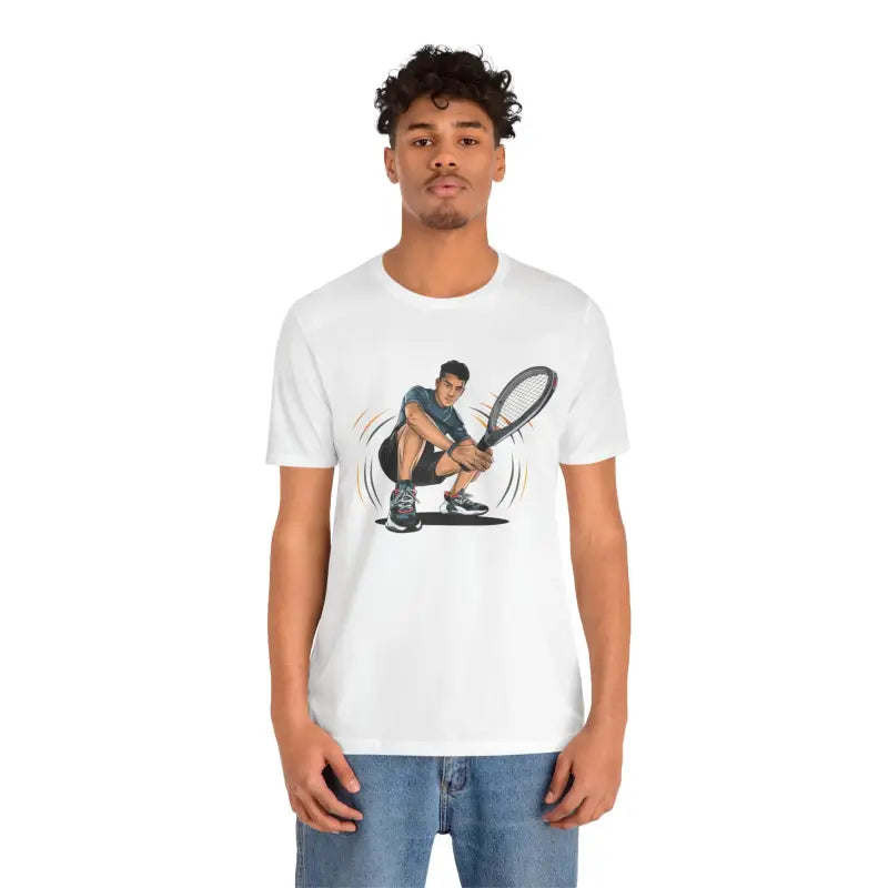 Ultimate Unisex Tennis Tee - Soft Cotton Comfort - DipaliZ