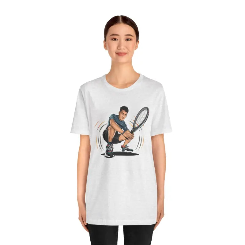 Ultimate Unisex Tennis Tee - Soft Cotton Comfort - DipaliZ