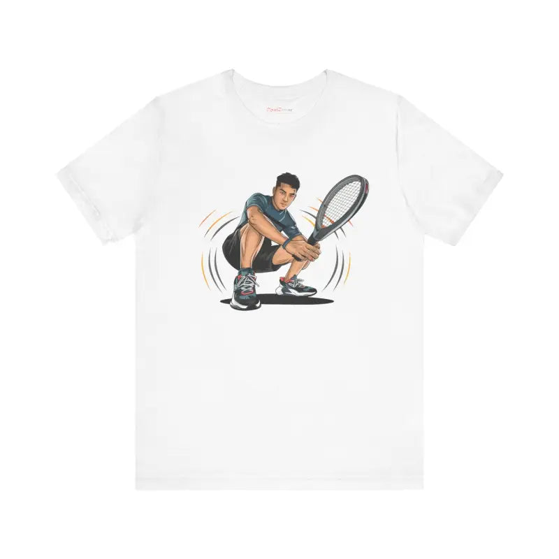 Ultimate Unisex Tennis Tee - Soft Cotton Comfort - DipaliZ