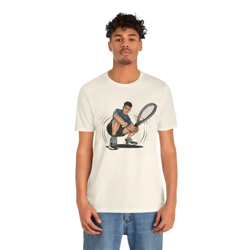 Ultimate Unisex Tennis Tee - Soft Cotton Comfort - DipaliZ