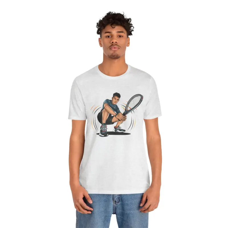 Ultimate Unisex Tennis Tee - Soft Cotton Comfort - DipaliZ