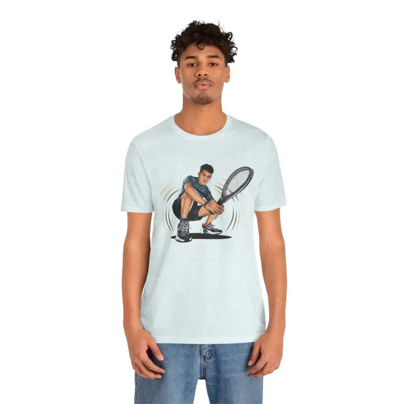 Ultimate Unisex Tennis Tee - Soft Cotton Comfort - DipaliZ