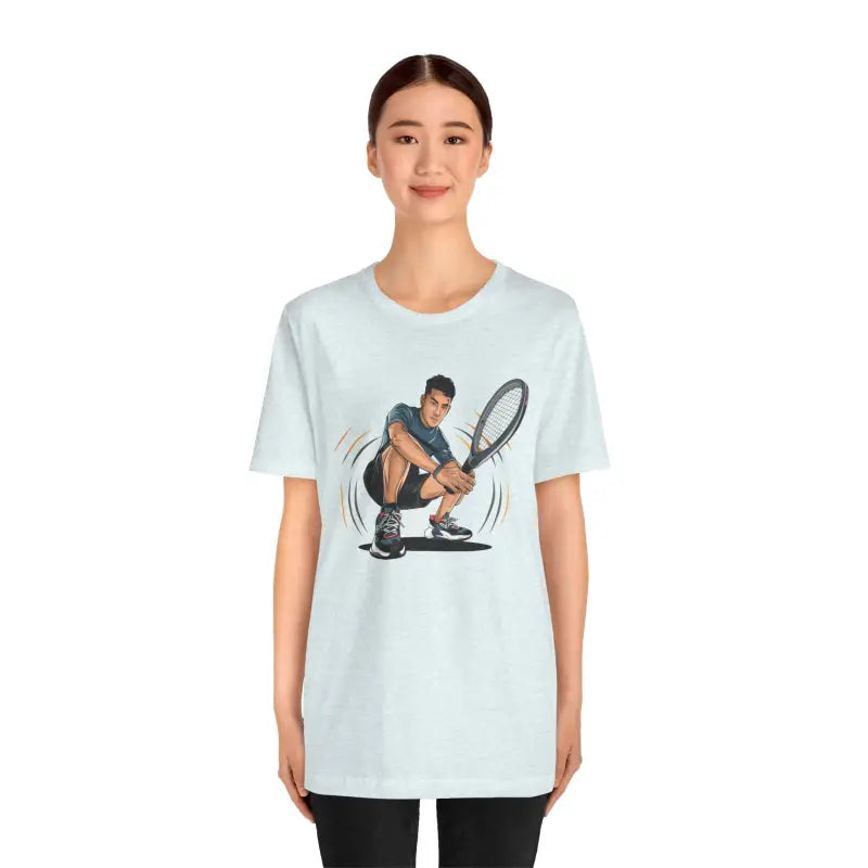 Ultimate Unisex Tennis Tee - Soft Cotton Comfort - DipaliZ