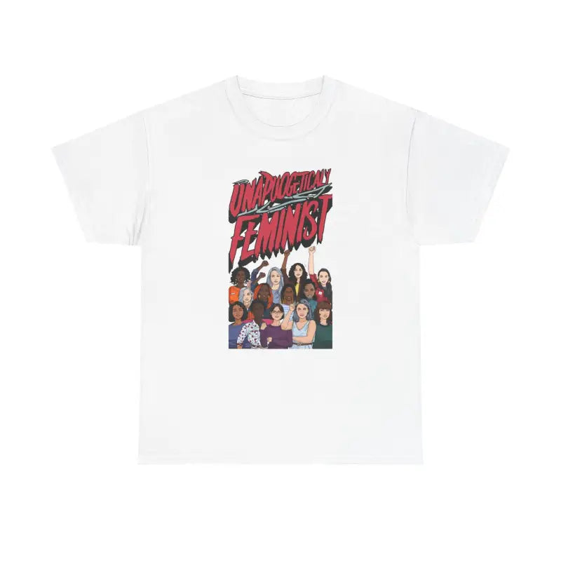 Unapologetically Feminist Cotton T-Shirt - Women's Day Tee - DipaliZ