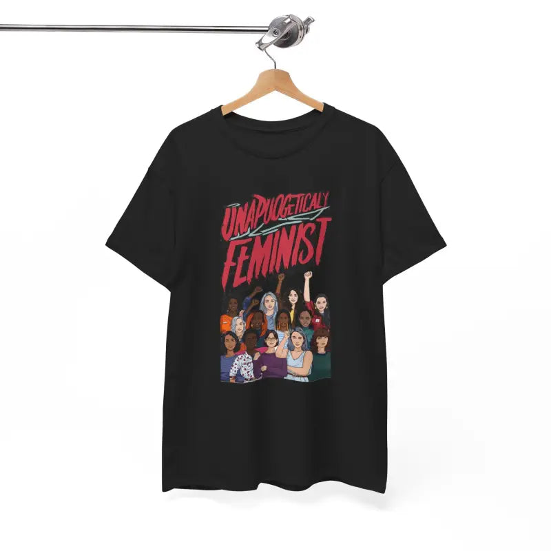 Unapologetically Feminist Cotton T-Shirt - Women's Day Tee - DipaliZ