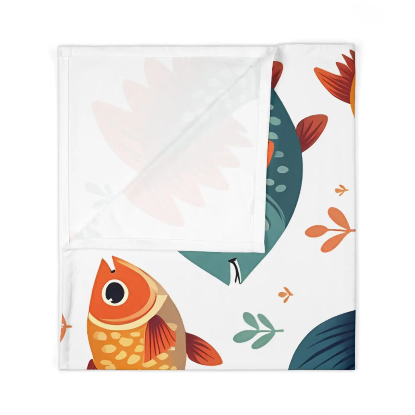 Underwater Baby Swaddle - Colorful Fish Adventure - DipaliZ