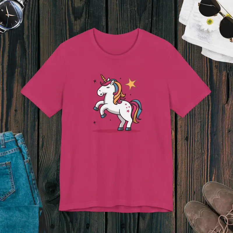 Unicorn Pride Effortless Jersey Tee - Unisex Everyday Style - DipaliZ