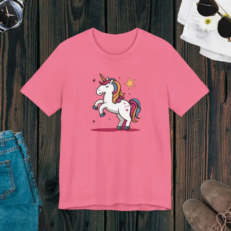 Unicorn Pride Effortless Jersey Tee - Unisex Everyday Style - DipaliZ