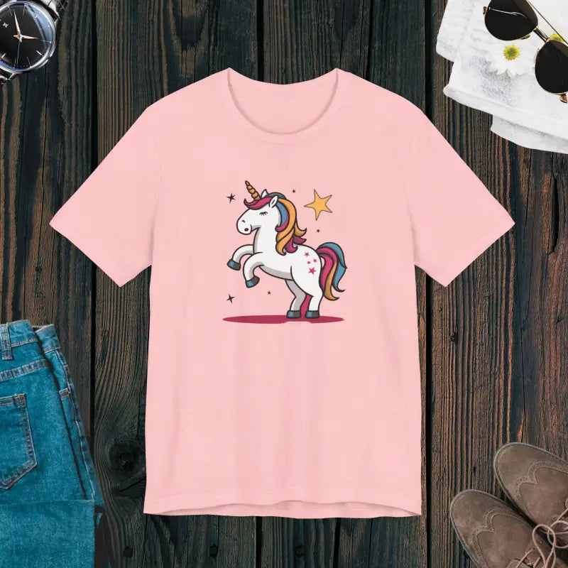 Unicorn Pride Effortless Jersey Tee - Unisex Everyday Style - DipaliZ