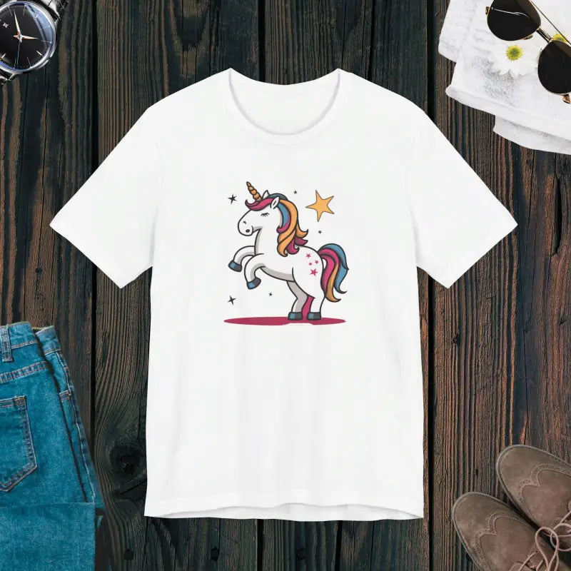 Unicorn Pride Effortless Jersey Tee - Unisex Everyday Style - DipaliZ