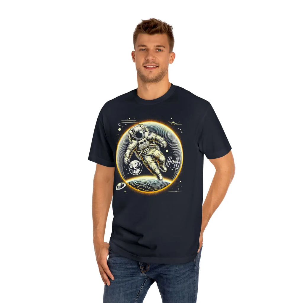 Classic Astronaut Tee - Cosmic Graphic Shirt Unisex - DipaliZ