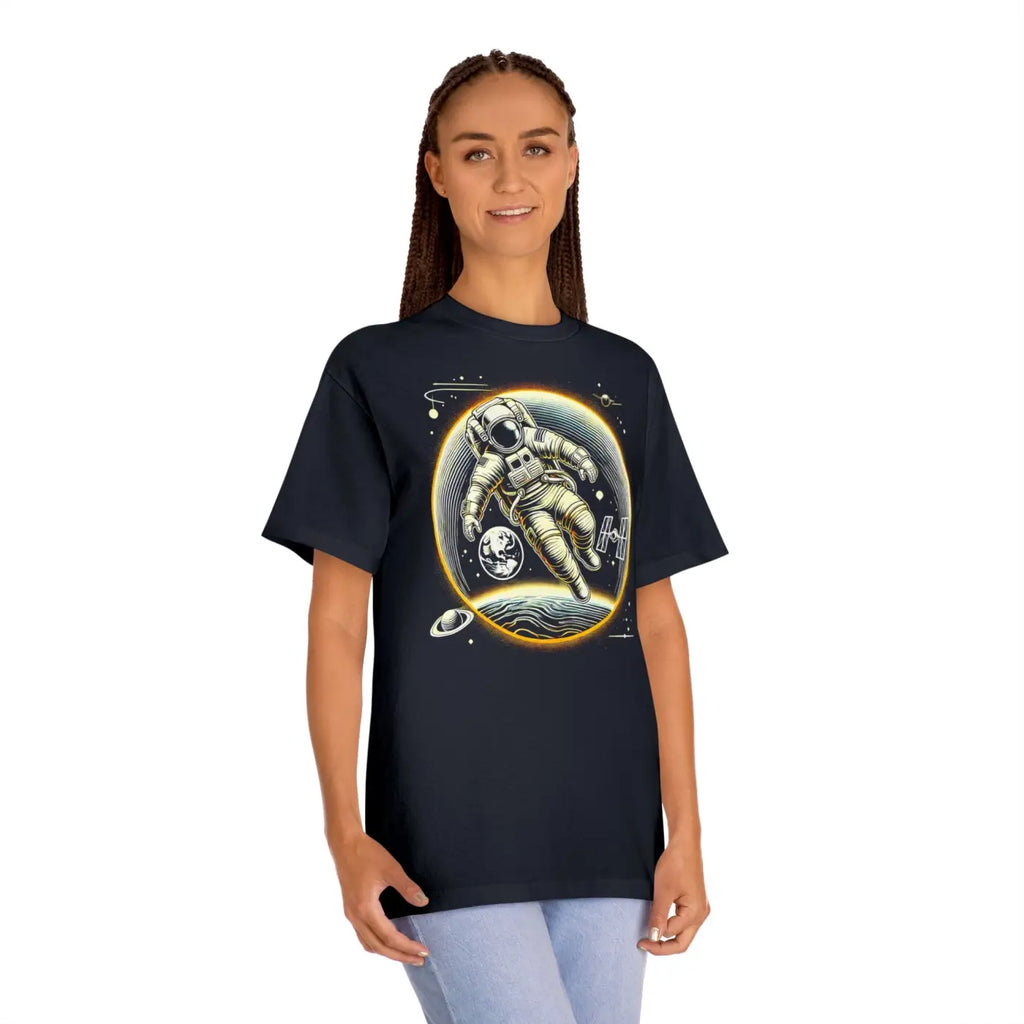 Classic Astronaut Tee - Cosmic Graphic Shirt Unisex - DipaliZ