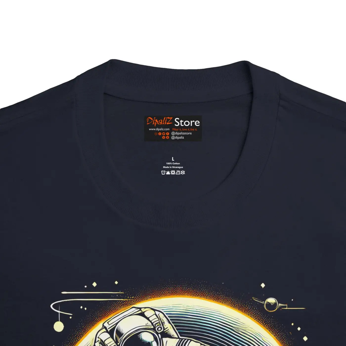 Classic Astronaut Tee - Cosmic Graphic Shirt Unisex - DipaliZ