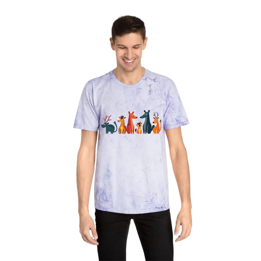 Unisex Color Blast Tee - Eco-Friendly Summer Style - DipaliZ