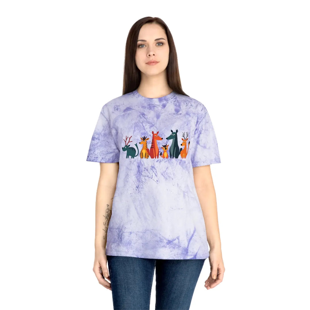 Unisex Color Blast Tee - Eco-Friendly Summer Style - DipaliZ