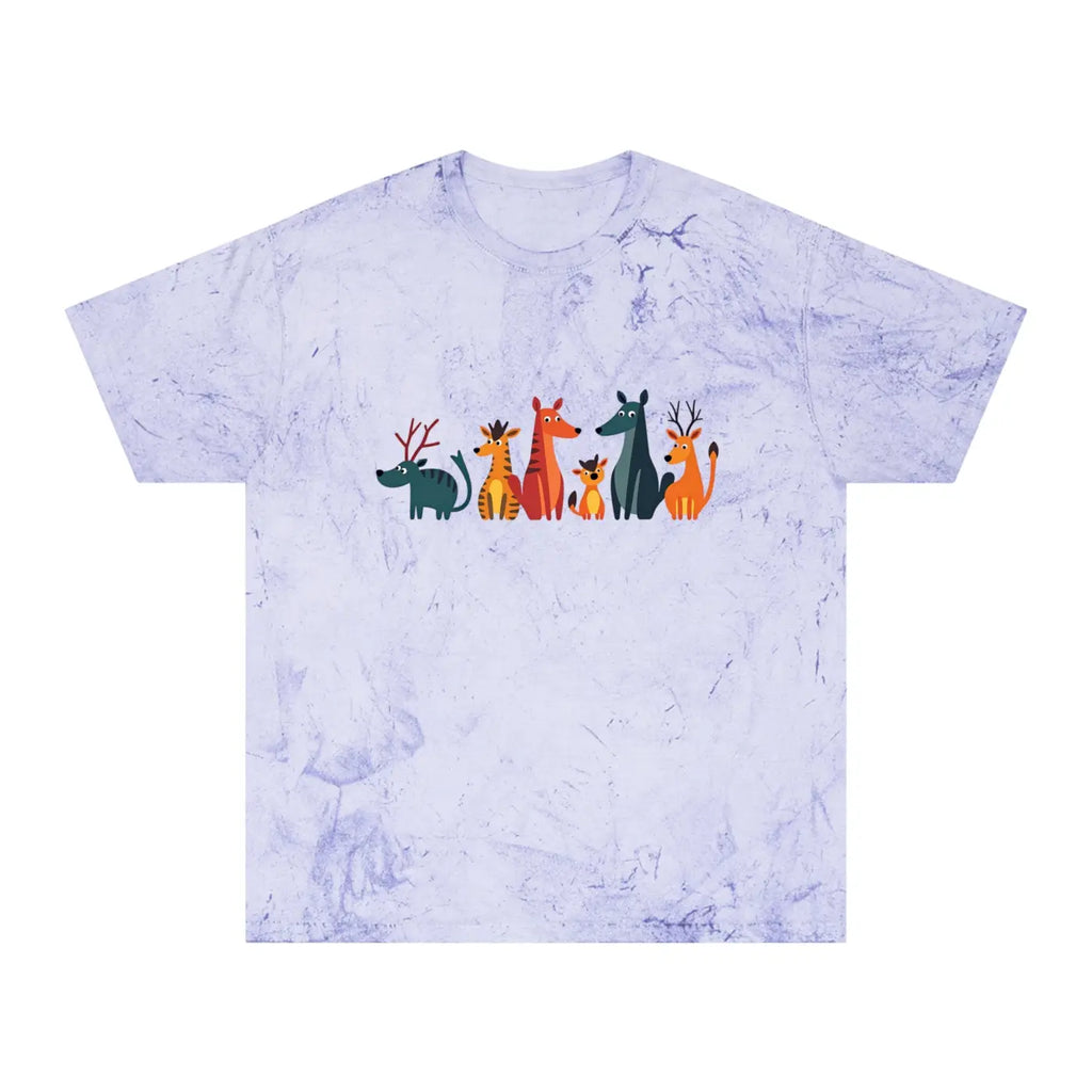 Unisex Color Blast Tee - Eco-Friendly Summer Style - DipaliZ