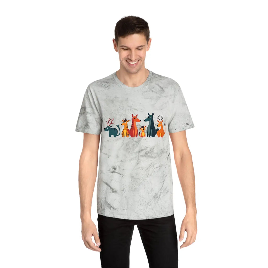 Unisex Color Blast Tee - Eco-Friendly Summer Style - DipaliZ