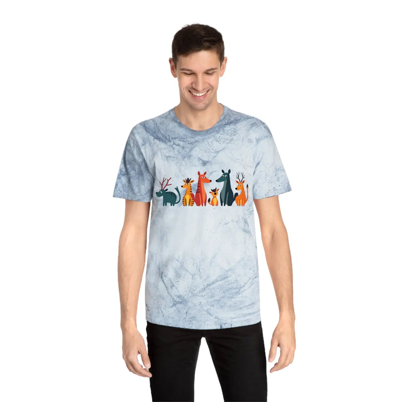 Unisex Color Blast Tee - Eco-Friendly Summer Style - DipaliZ