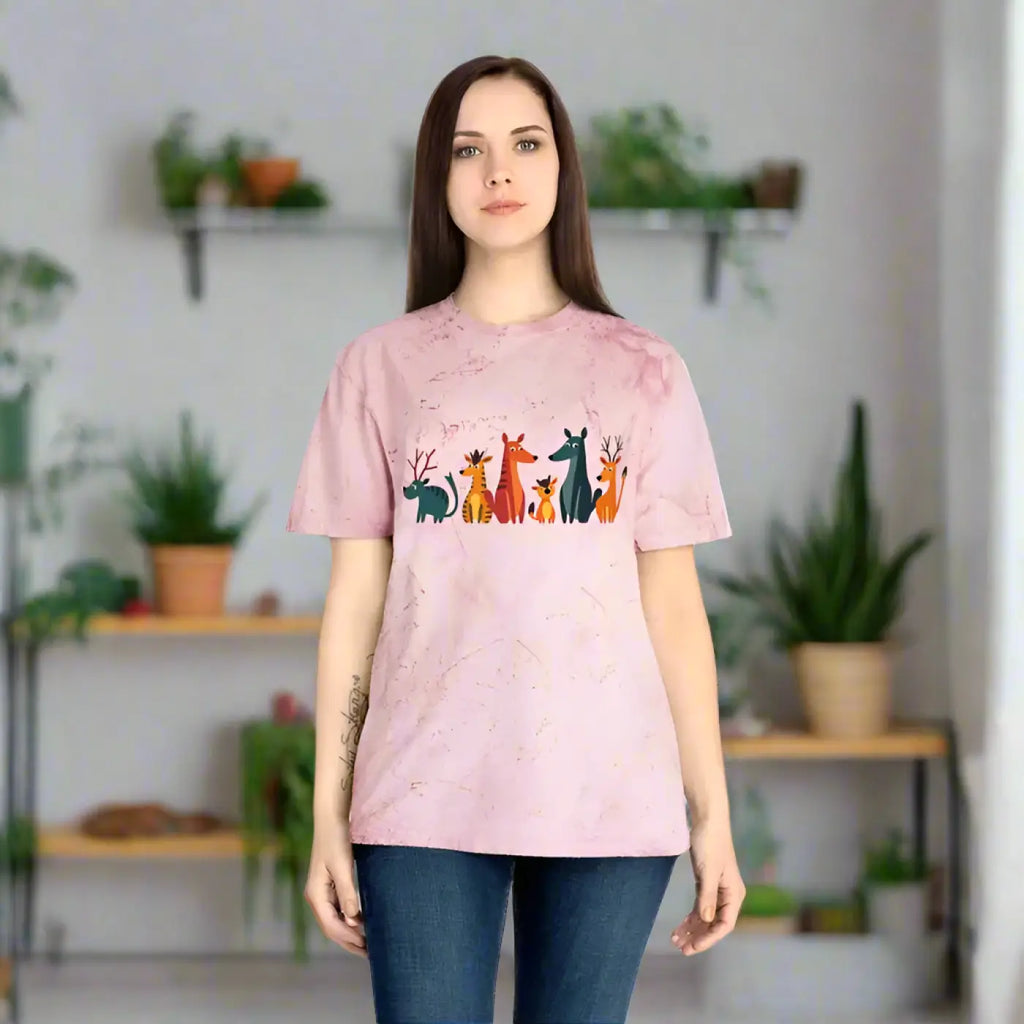 Unisex Color Blast Tee - Eco-Friendly Summer Style - DipaliZ