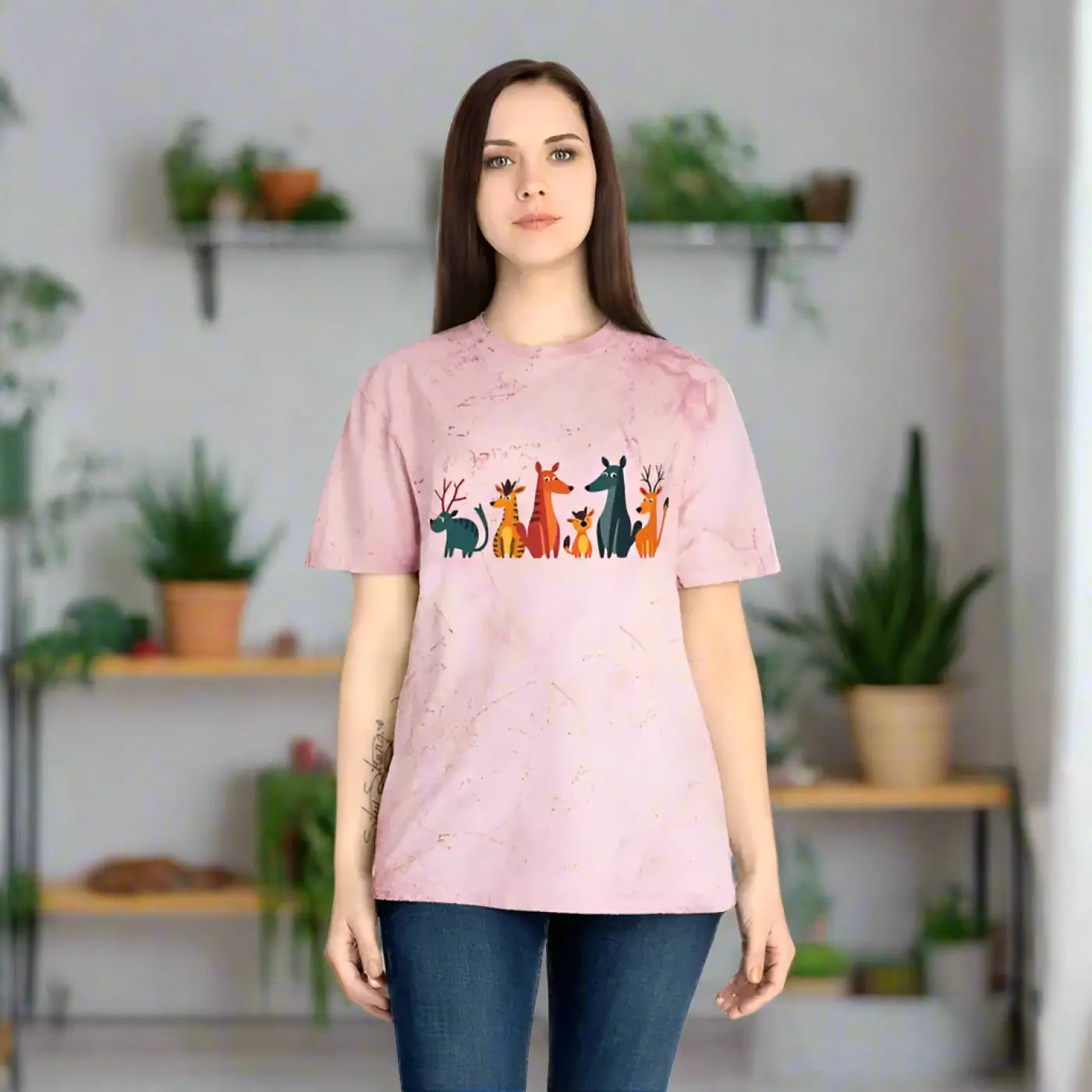 Unisex Color Blast Tee - Eco-Friendly Summer Style - DipaliZ