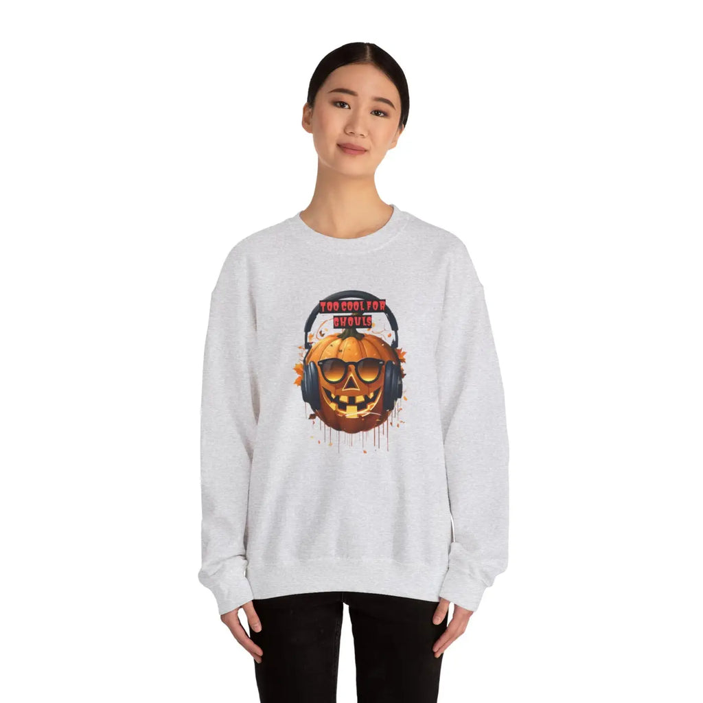 Too Cool For Ghouls Unisex Heavy Blend Crewneck Sweatshirt - DipaliZ