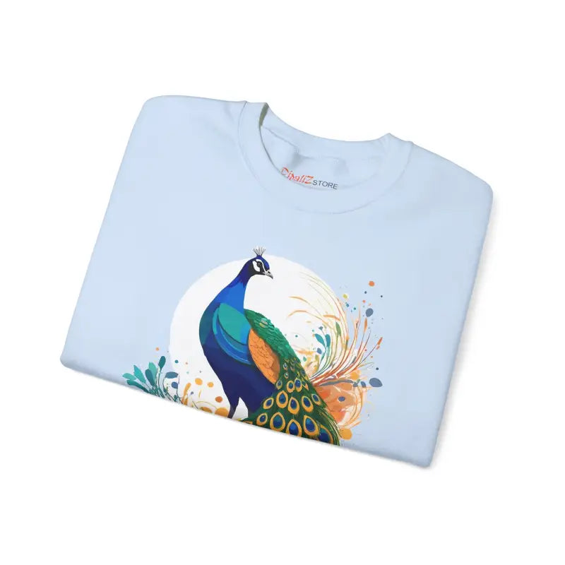 Unisex Heavy Blend Crewneck - Peacock Flair Design - DipaliZ