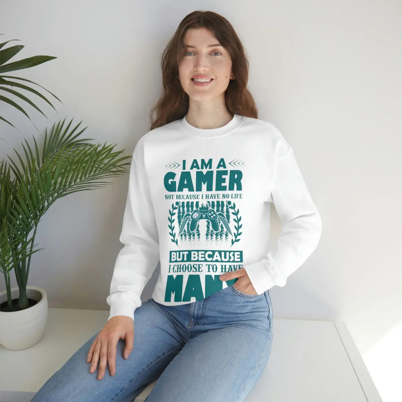 Unisex Heavy Blend Crewneck Sweatshirt - Everyday Luxury - DipaliZ