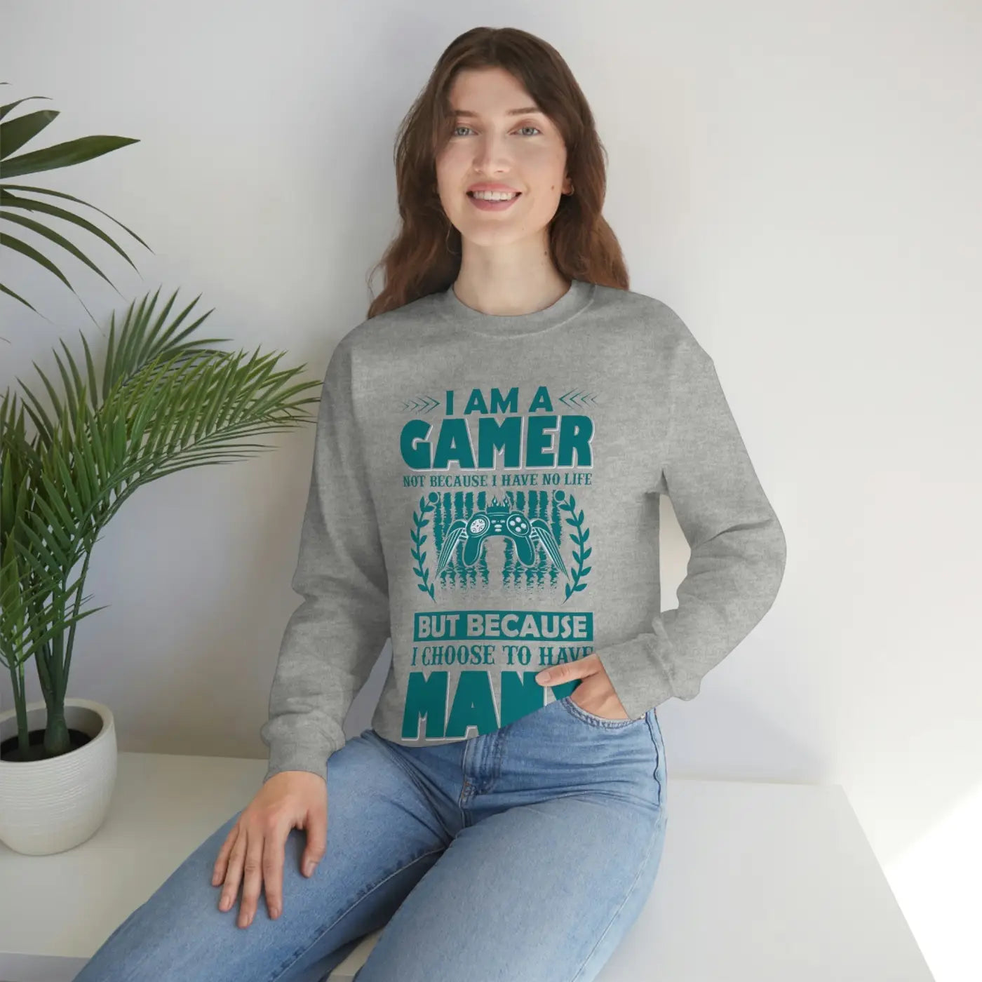Unisex Heavy Blend Crewneck Sweatshirt - Everyday Luxury - DipaliZ