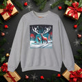 Rudolf Reindeer Crewneck Sweatshirt - Christmas Unisex - DipaliZ