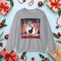 Rudolf Reindeer Christmas Crewneck Sweatshirt - Unisex Heavy - DipaliZ