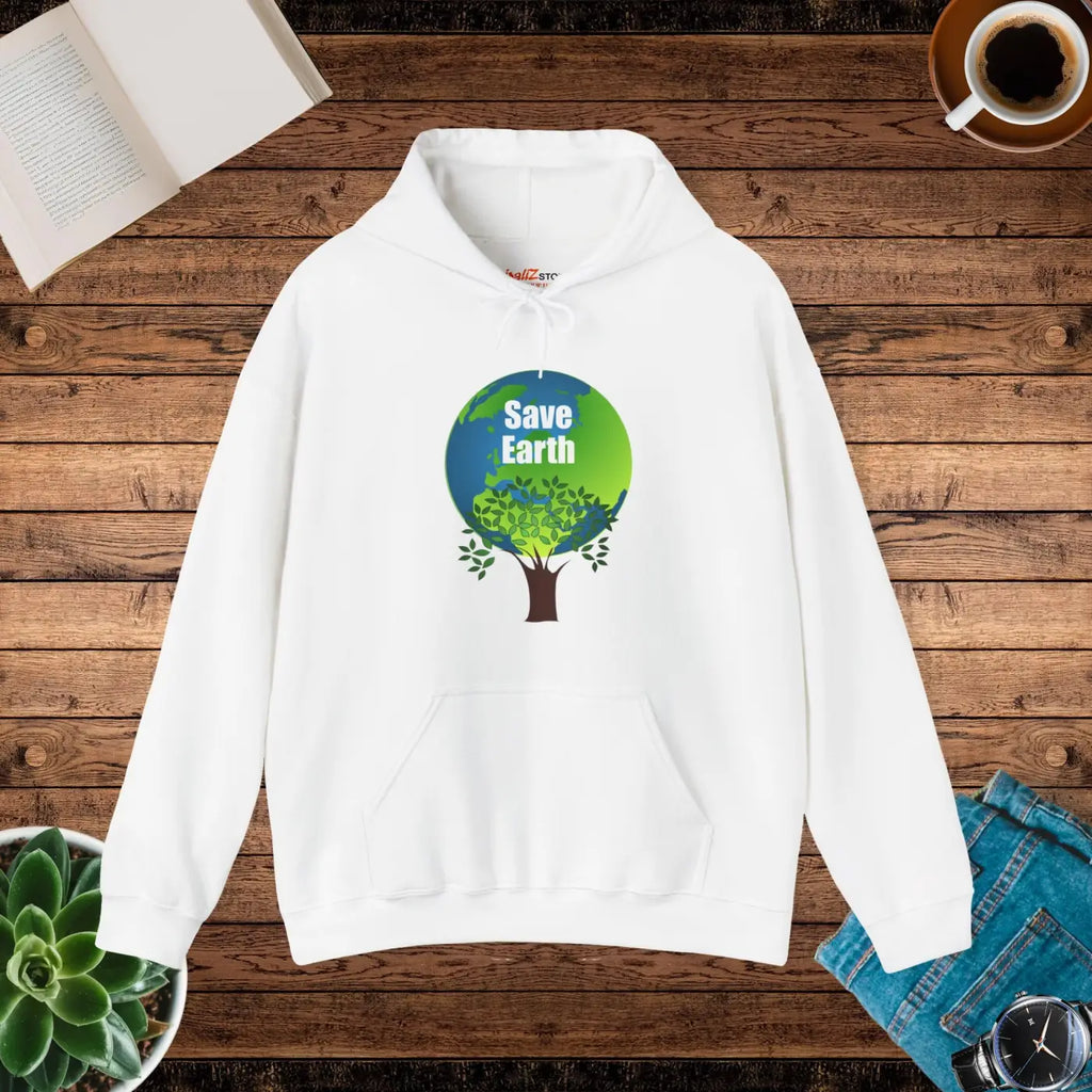 Save Earth Sweatshirt - Unisex Heavy Eco Hoodie - DipaliZ