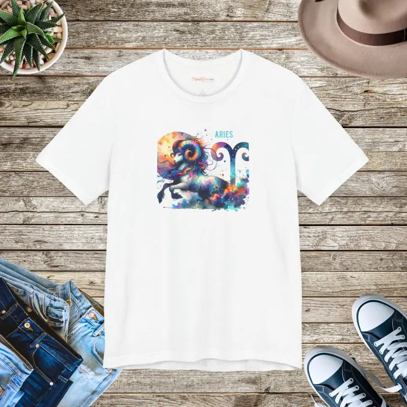 Aries Zodiac Tee - Unisex Jersey Short Sleeve - DipaliZ