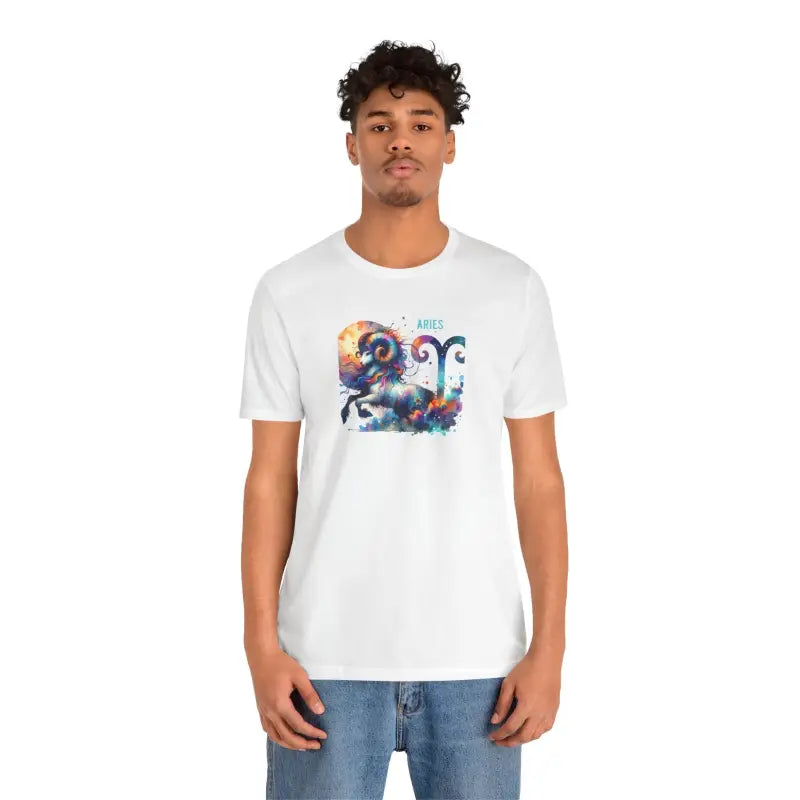 Aries Zodiac Tee - Unisex Jersey Short Sleeve - DipaliZ