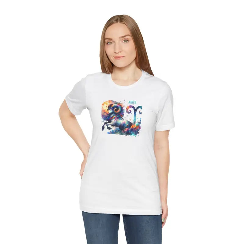 Aries Zodiac Tee - Unisex Jersey Short Sleeve - DipaliZ