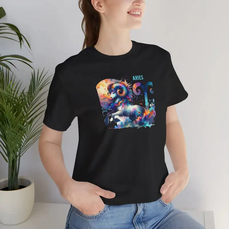Aries Zodiac Tee - Unisex Jersey Short Sleeve - DipaliZ