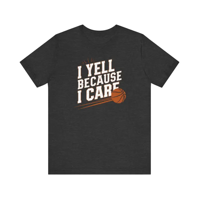 Basketball Passion Shout Unisex Jersey Short Sleeve Tee - DipaliZ