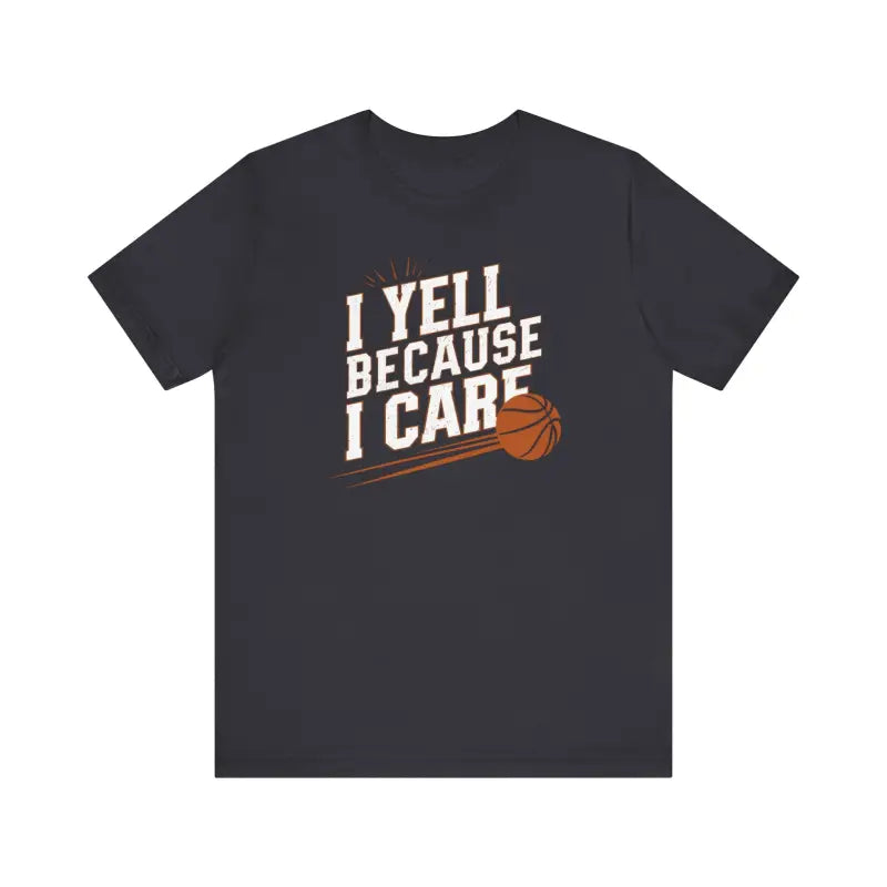 Basketball Passion Shout Unisex Jersey Short Sleeve Tee - DipaliZ