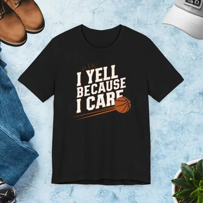 Basketball Passion Shout Unisex Jersey Short Sleeve Tee - DipaliZ