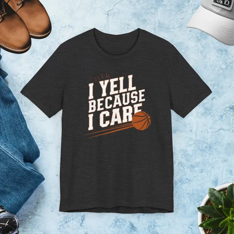 Basketball Passion Shout Unisex Jersey Short Sleeve Tee - DipaliZ
