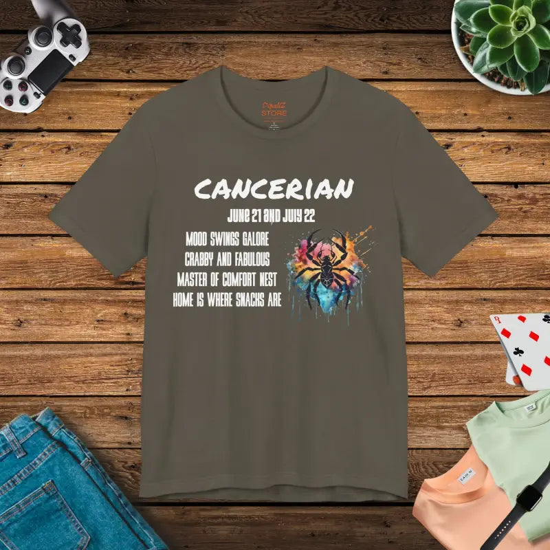 Cancer Zodiac Tee - Unisex Jersey Short Sleeve - DipaliZ