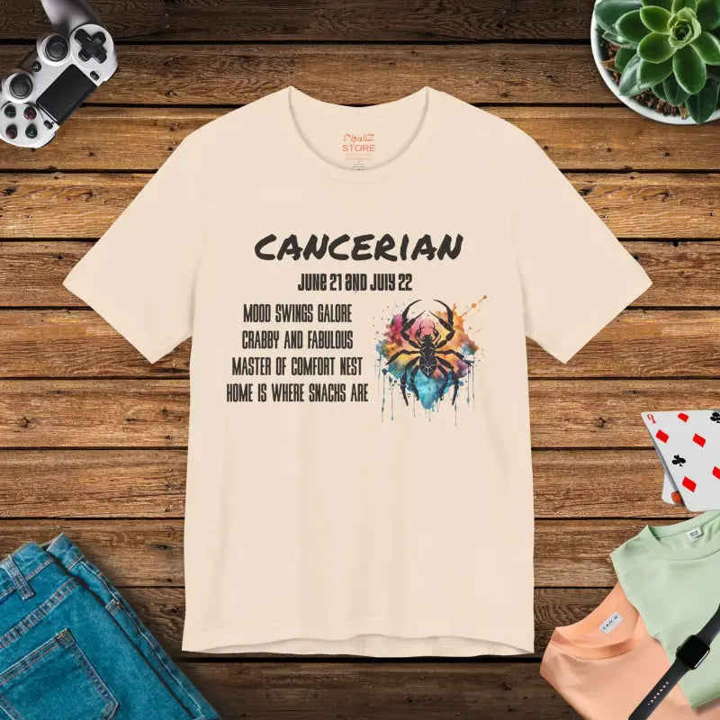 Cancer Zodiac Tee - Unisex Jersey Short Sleeve - DipaliZ