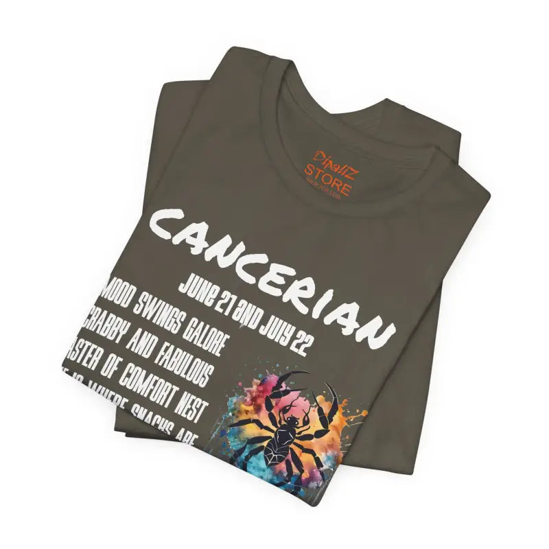 Cancer Zodiac Tee - Unisex Jersey Short Sleeve - DipaliZ