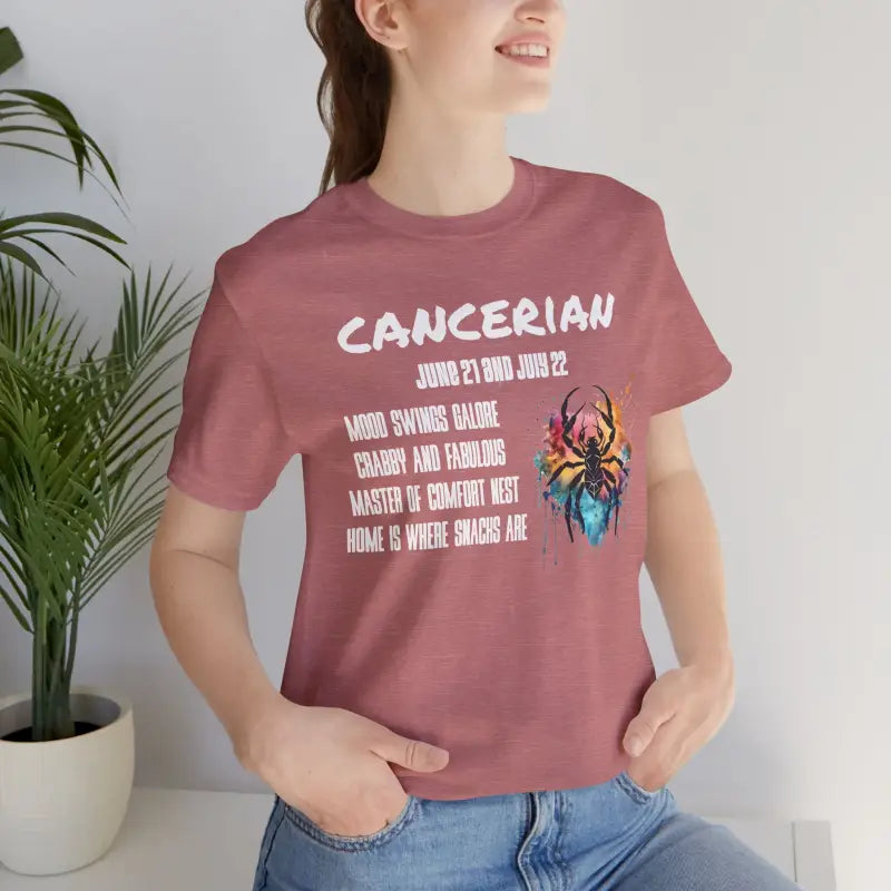 Cancer Zodiac Tee - Unisex Jersey Short Sleeve - DipaliZ