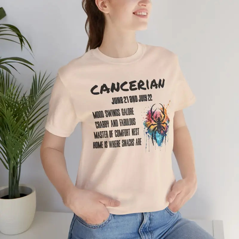 Cancer Zodiac Tee - Unisex Jersey Short Sleeve - DipaliZ