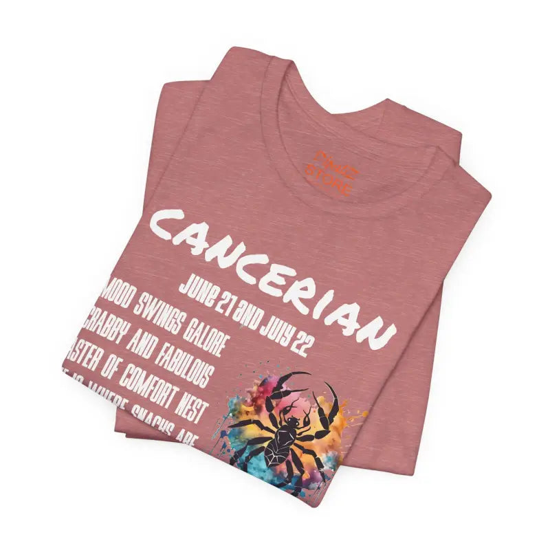 Cancer Zodiac Tee - Unisex Jersey Short Sleeve - DipaliZ