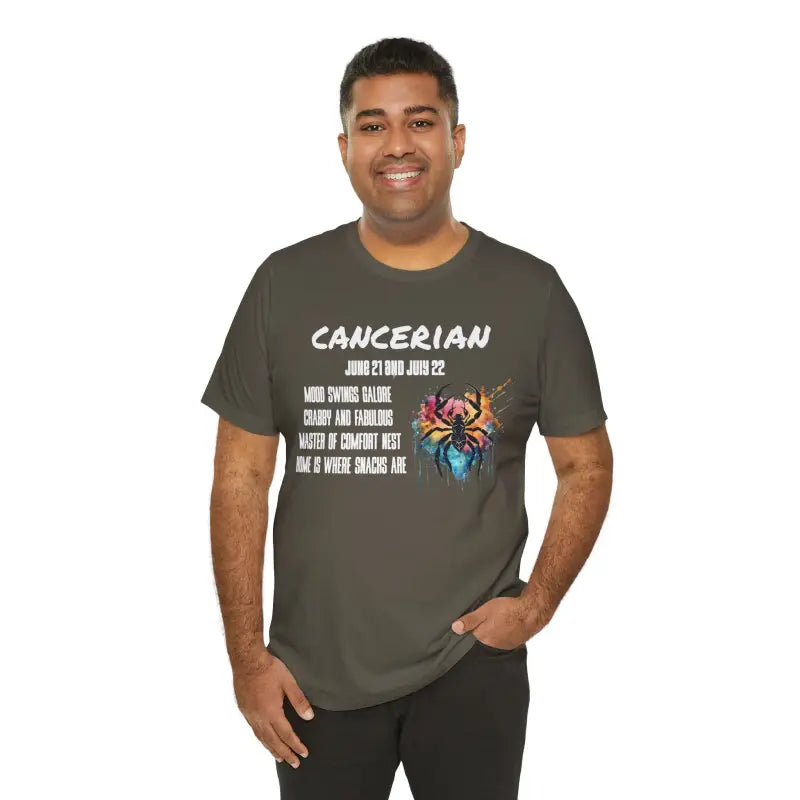 Cancer Zodiac Tee - Unisex Jersey Short Sleeve - DipaliZ