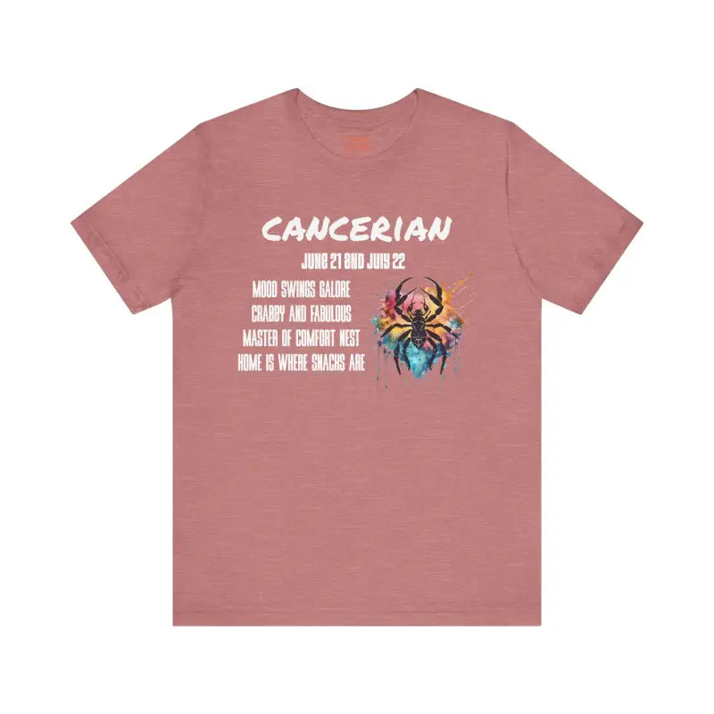 Cancer Zodiac Tee - Unisex Jersey Short Sleeve - DipaliZ