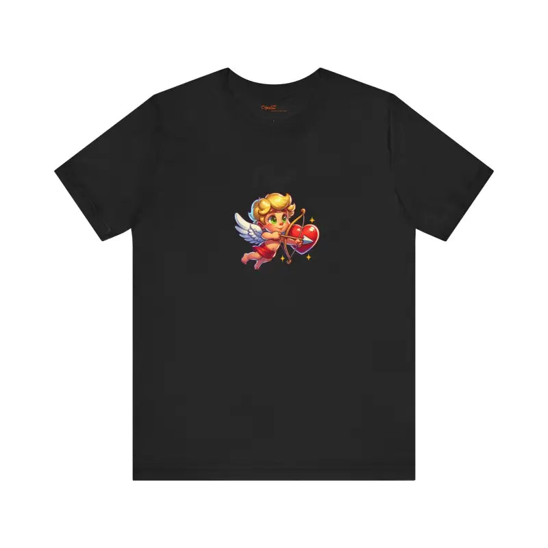 Cupid's Arrow Jersey Short Sleeve Tee - Valentine Day's - DipaliZ